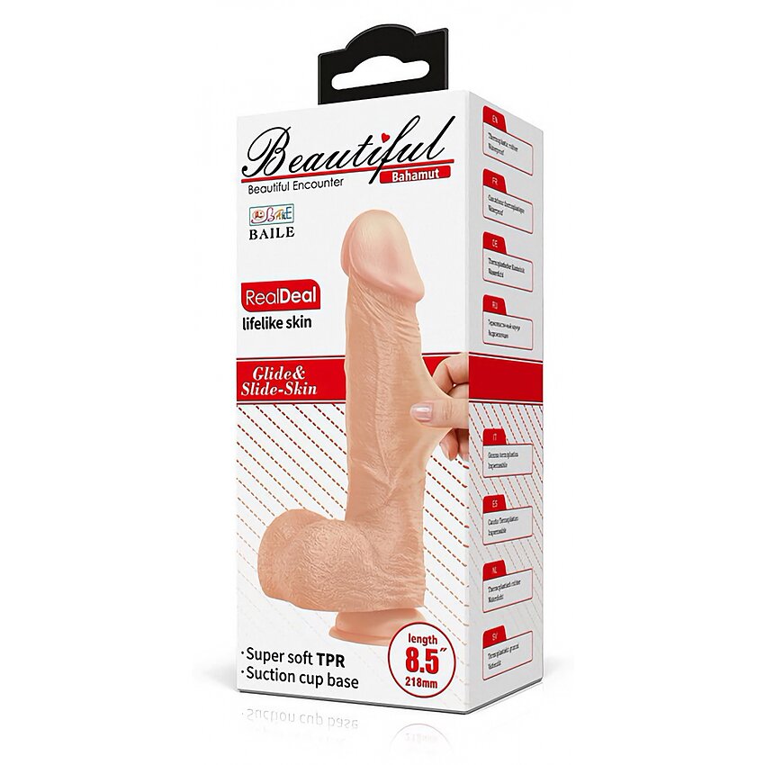 Baile Bahamut Realist 24 cm — Ventuză Puternică