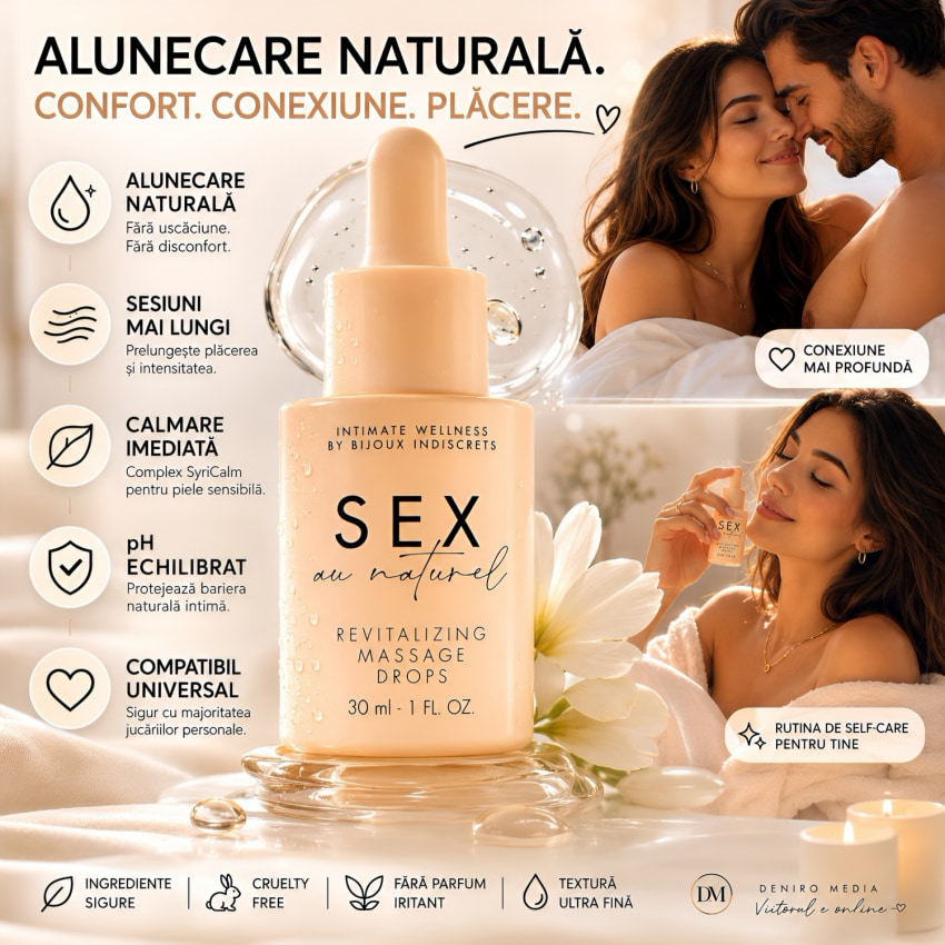 Bijoux Indiscrets Gel Intim Revitalizant 30 ml, Non-adeziv