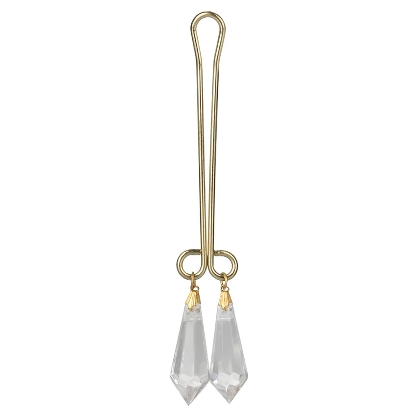 Bijuterie Clitoridiană Cleopatra Crystal Alb