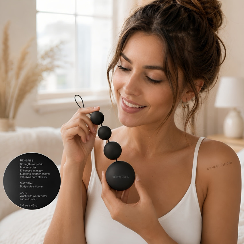 Bile Anale Deluxe Vibro Negru