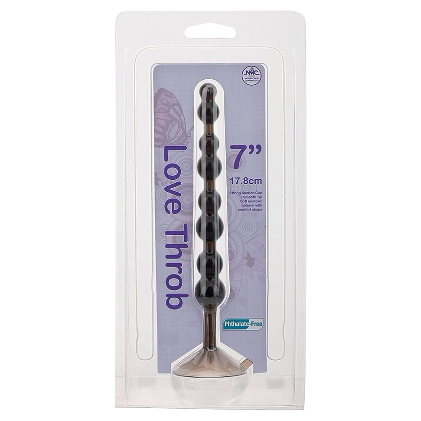 Bile Anale Love Throb 18cm Negru