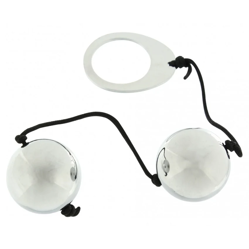 Bile Metalice Heavy Metal Duo Spheres Argintiu