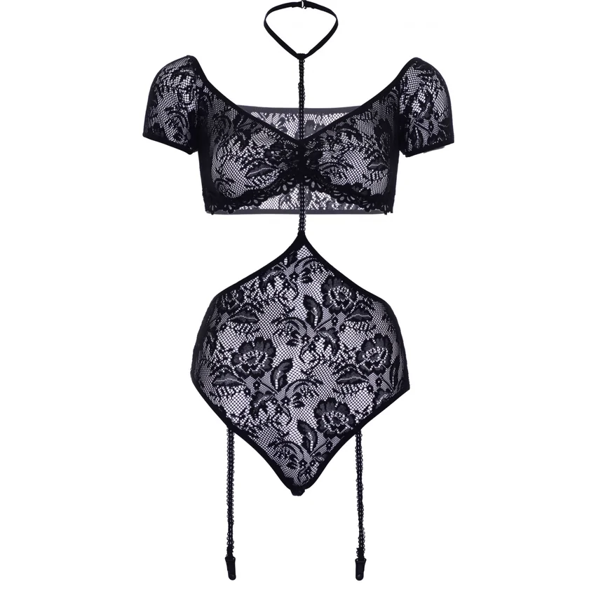 Body Leg Avenue Bandeau Top Negru S-M