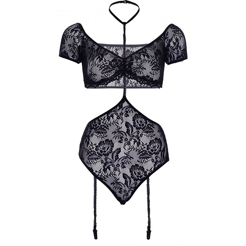 Body Leg Avenue Bandeau Top Negru S-M