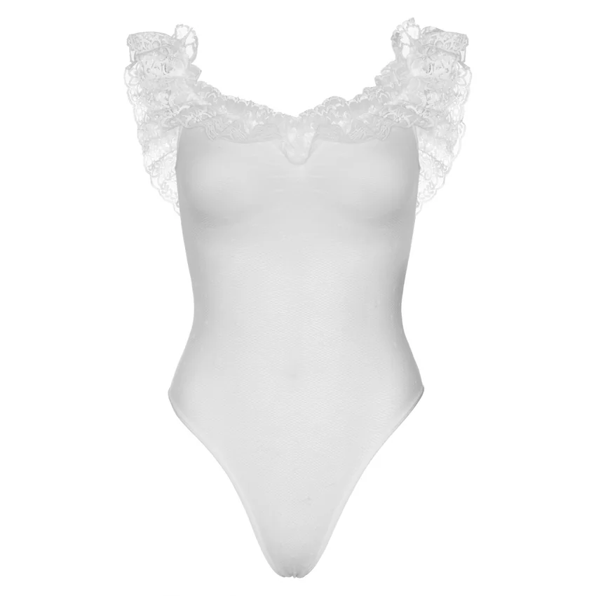 Body Leg Avenue Caroline Alb XS-L