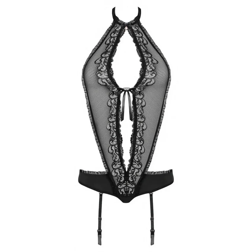 Body Obsessive 830-TEG Negru S-M
