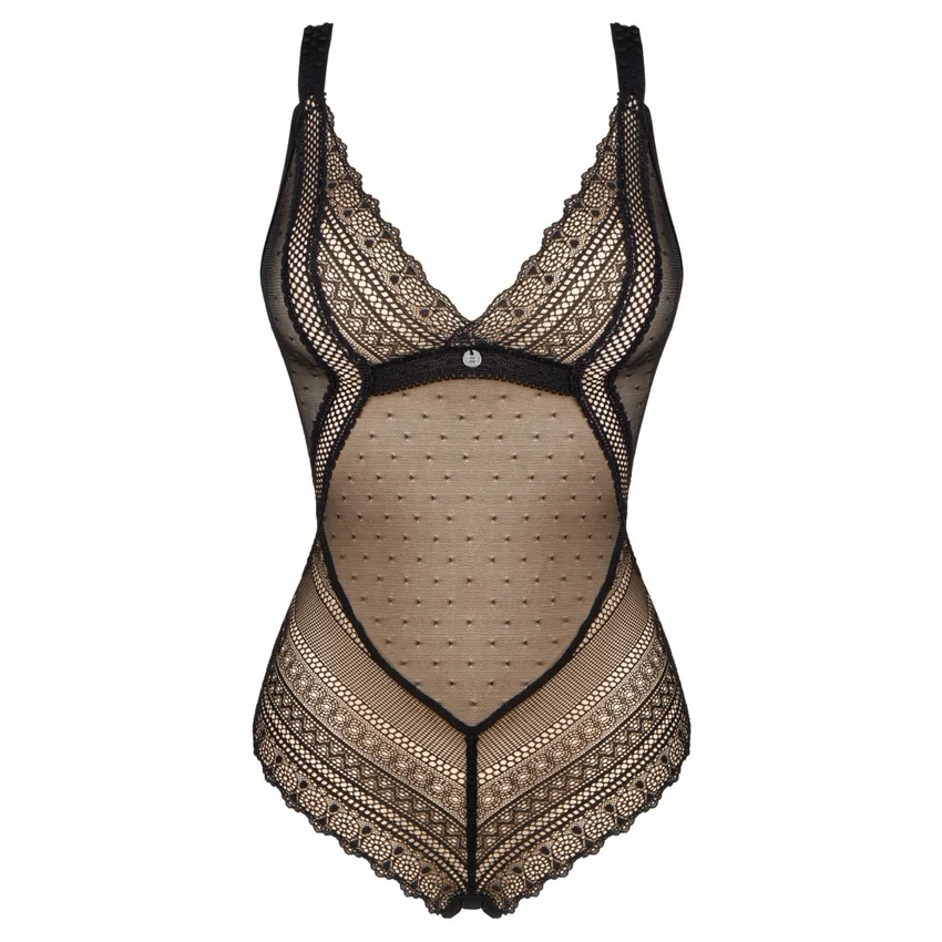 Body Obsessive Estiqua Negru XS-S