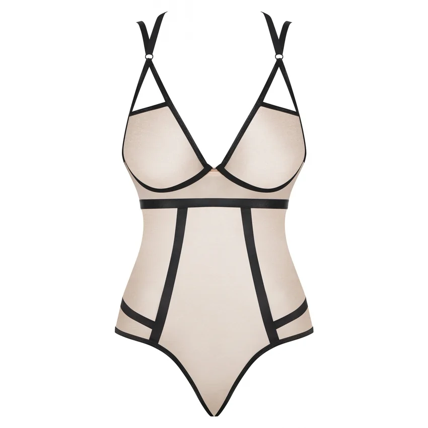 Body Obsessive Nudelia Noir Bej S-M