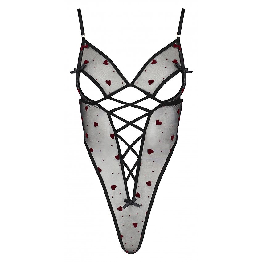 Body Passion Lovelia Negru L-XL