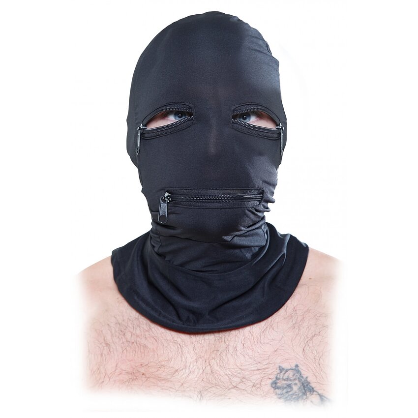 Cagulă Zipper Negru