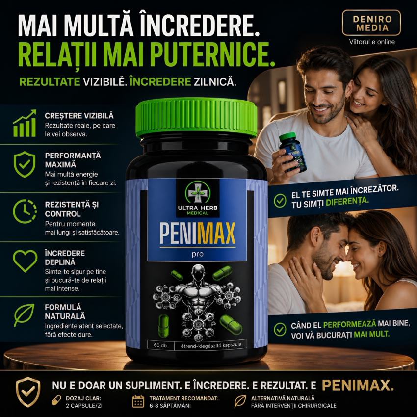 Capsule Pentru Creștere Penis Penimax Pro 60buc