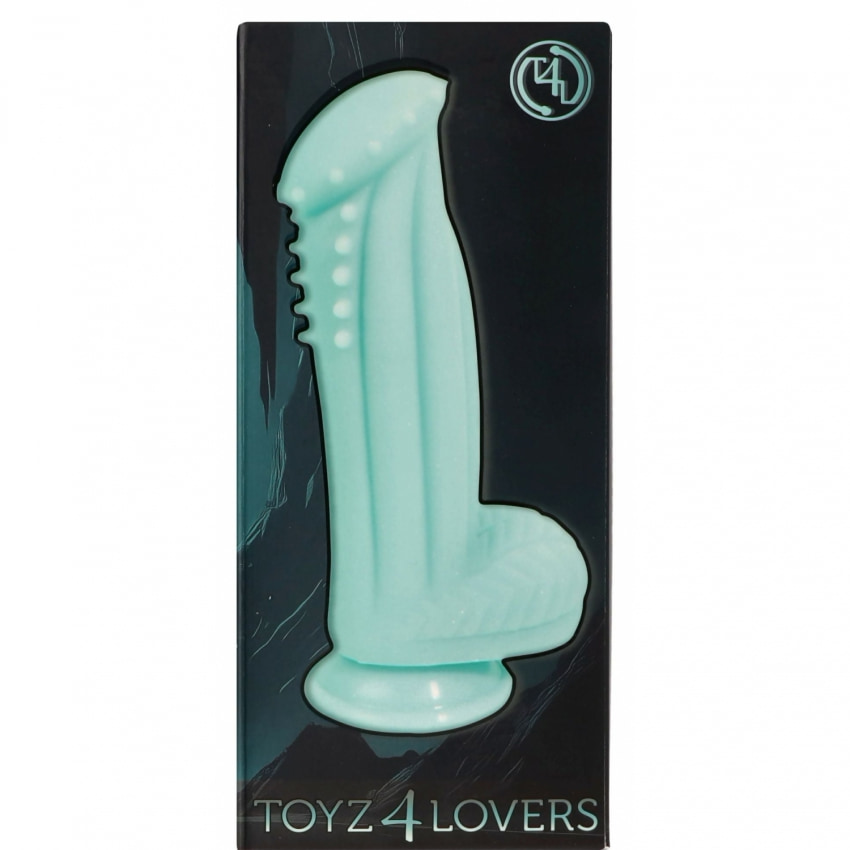Captain Squirtino Dildo Monster Flexibil cu Ventuză Verde