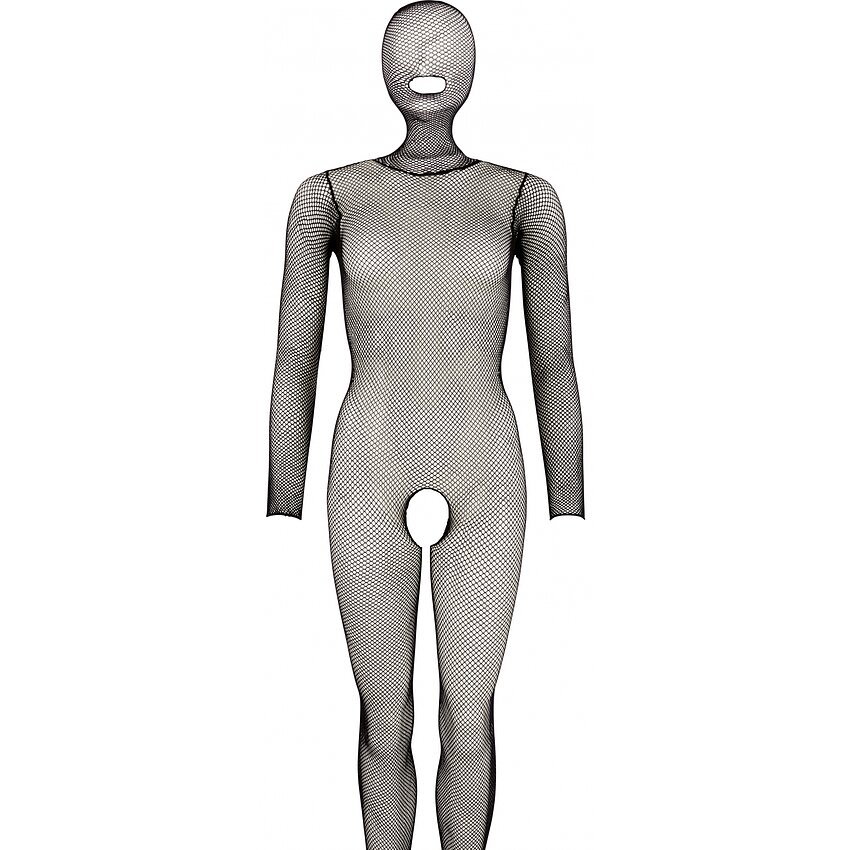 Catsuit No:Xqse Mask Negru S-L