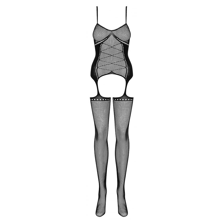 Catsuit Obsessive G314 Negru S-L