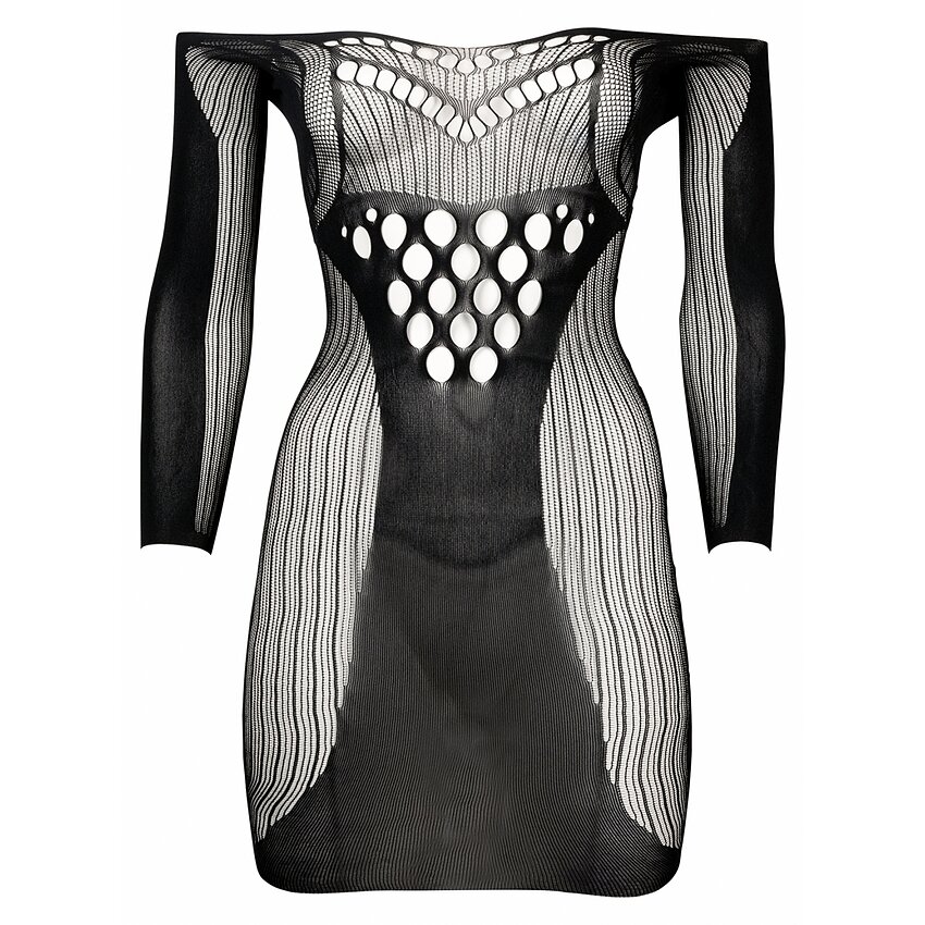 Chemise Le Desir Long Sleeved Mini Dress Negru S-L