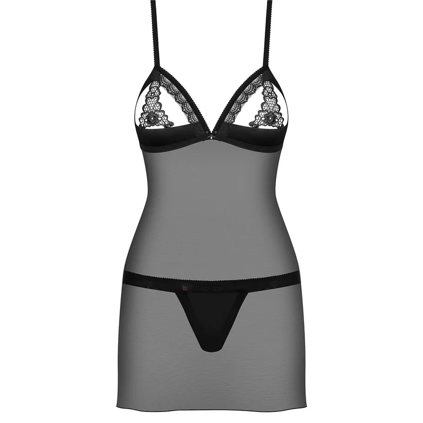 Chemise Obsessive 865-CHE Negru L-XL