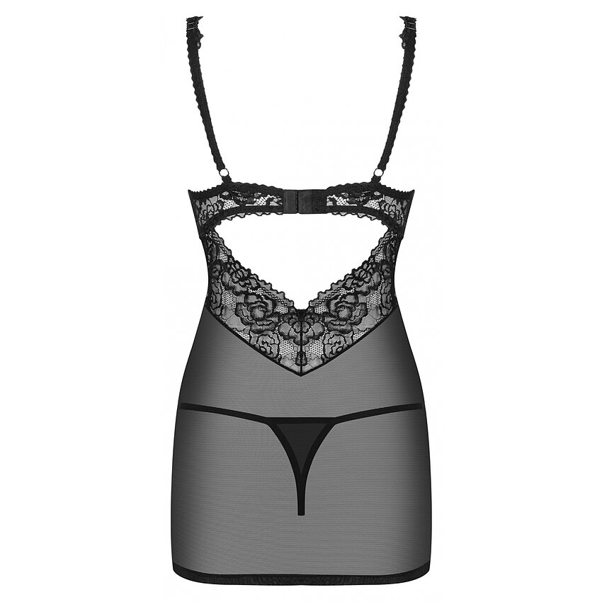 Chemise Obsessive 867-CHE Negru L-XL