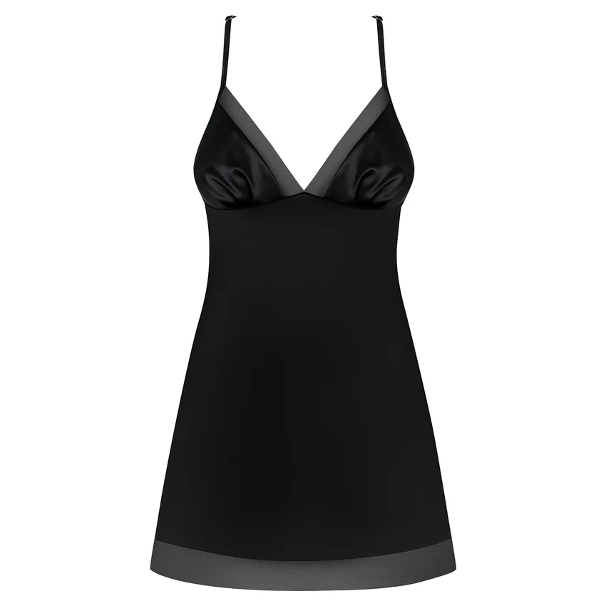 Chemise Obsessive Alifini Negru L-XL
