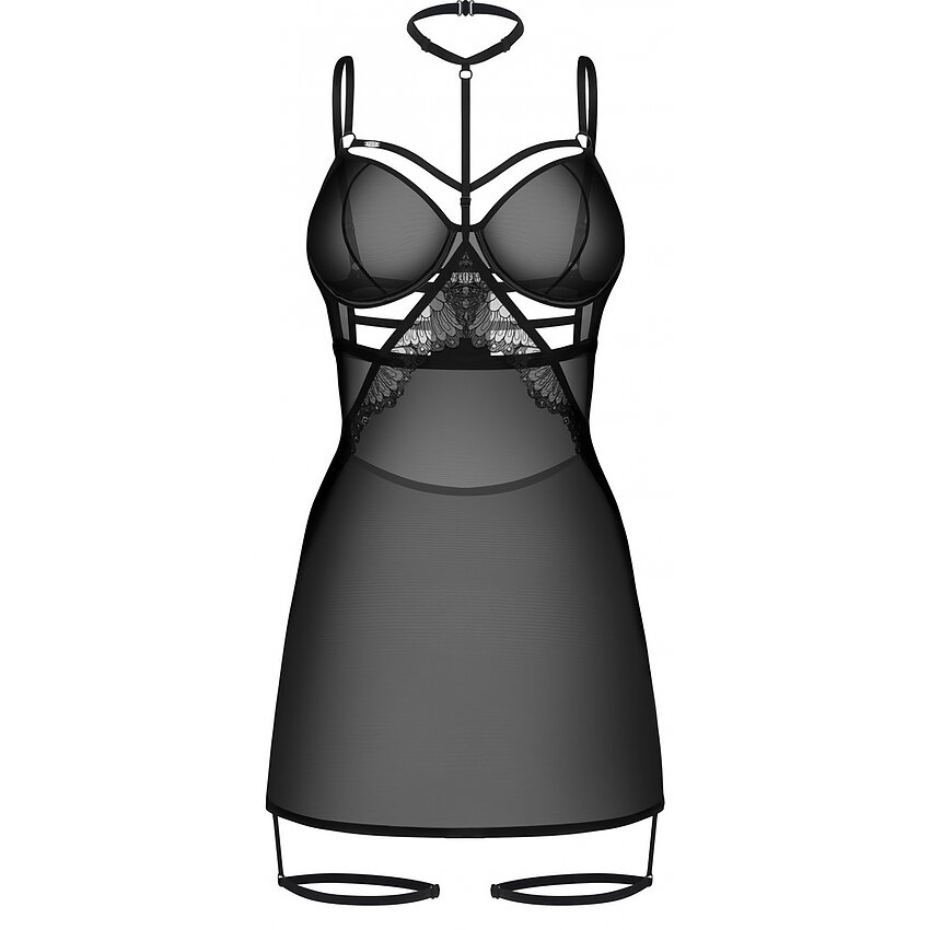 Chemise Obsessive Arrowel Negru L-XL