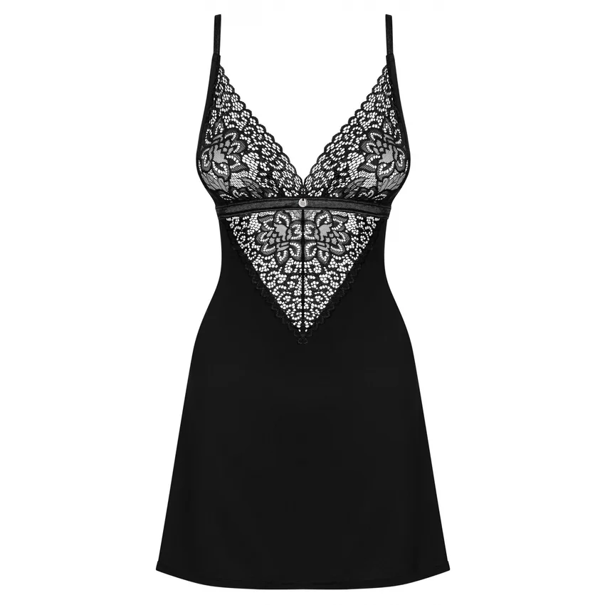 Chemise Obsessive Cecilla Negru L-XL
