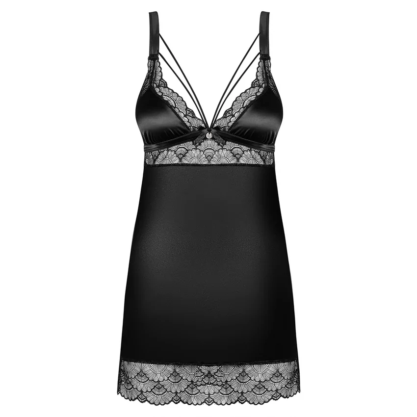 Chemise Obsessive Eloissa Negru L-XL