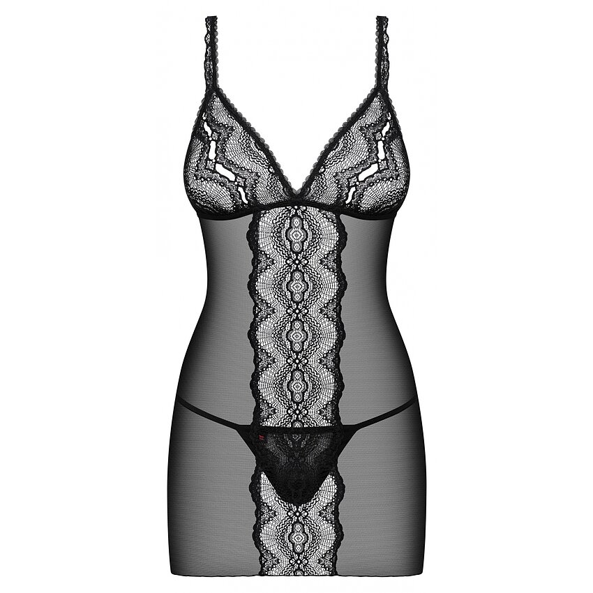 Chemise Obsessive Lucita Negru L-XL