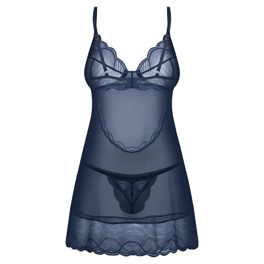 Chemise Obsessive Nightly Albastru XS-S