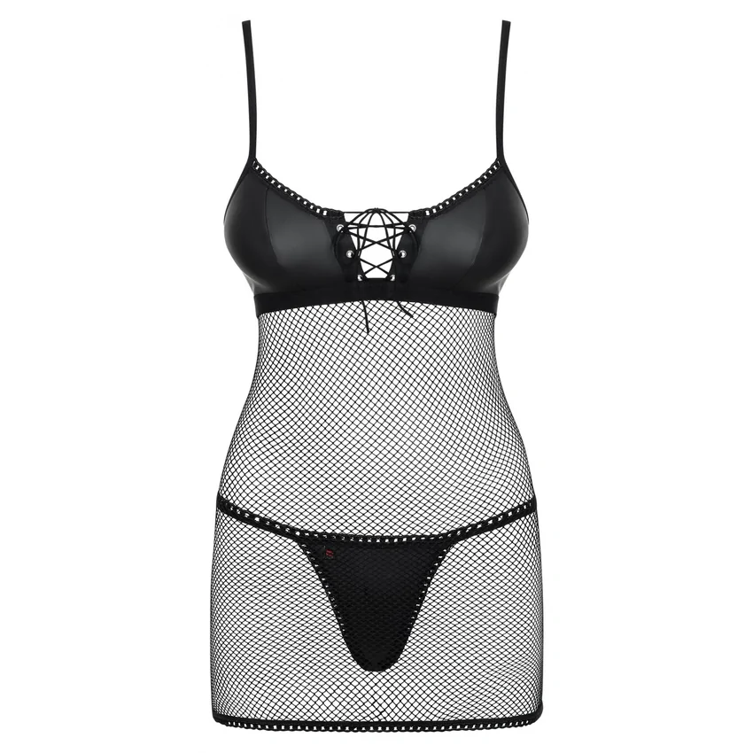 Chemise Obsessive Redella Negru S-M