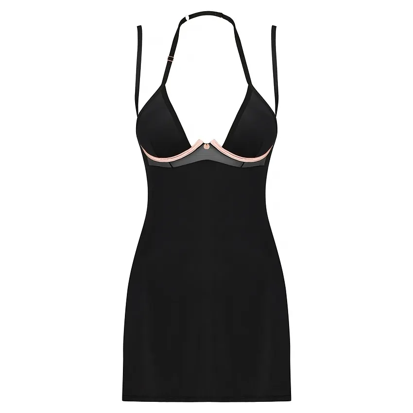 Chemise Obsessive Selinne Negru XS-S