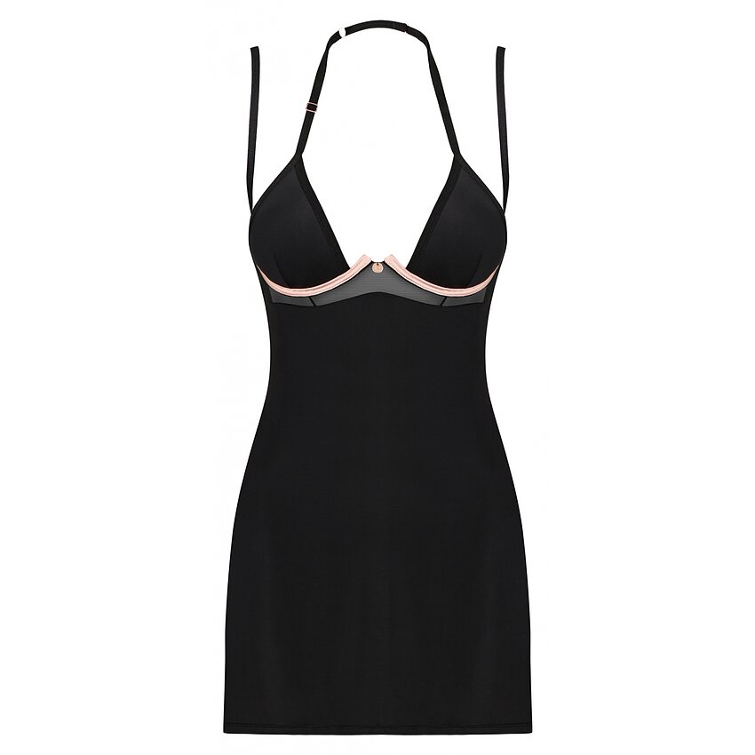 Chemise Obsessive Selinne Negru XL-2XL