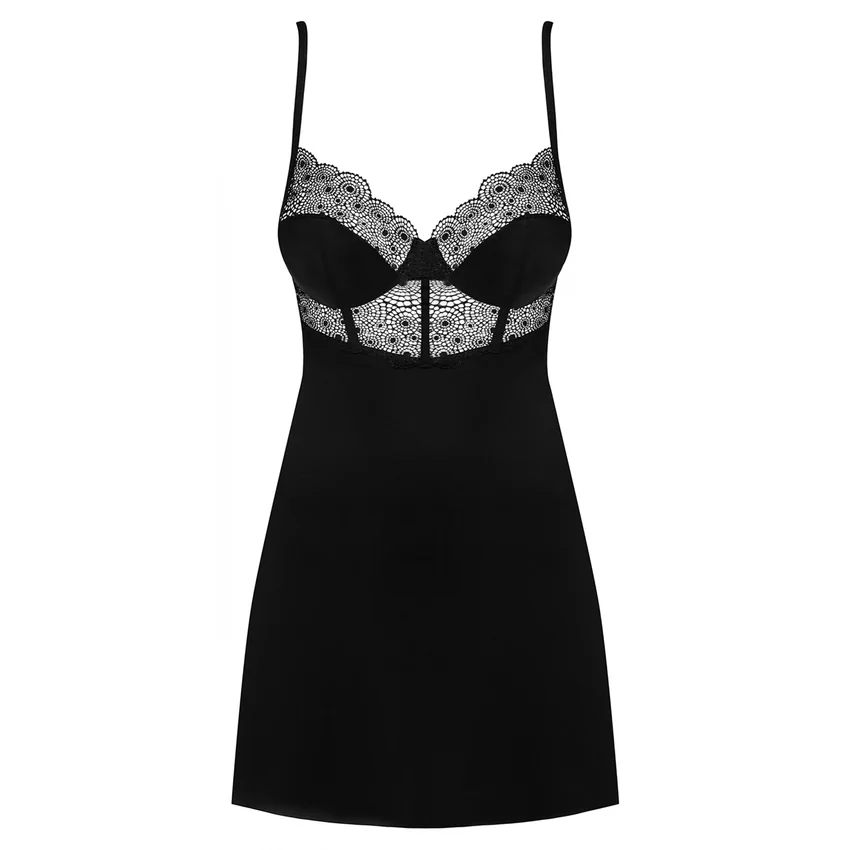 Chemise Obsessive Șharlotte Negru S-M