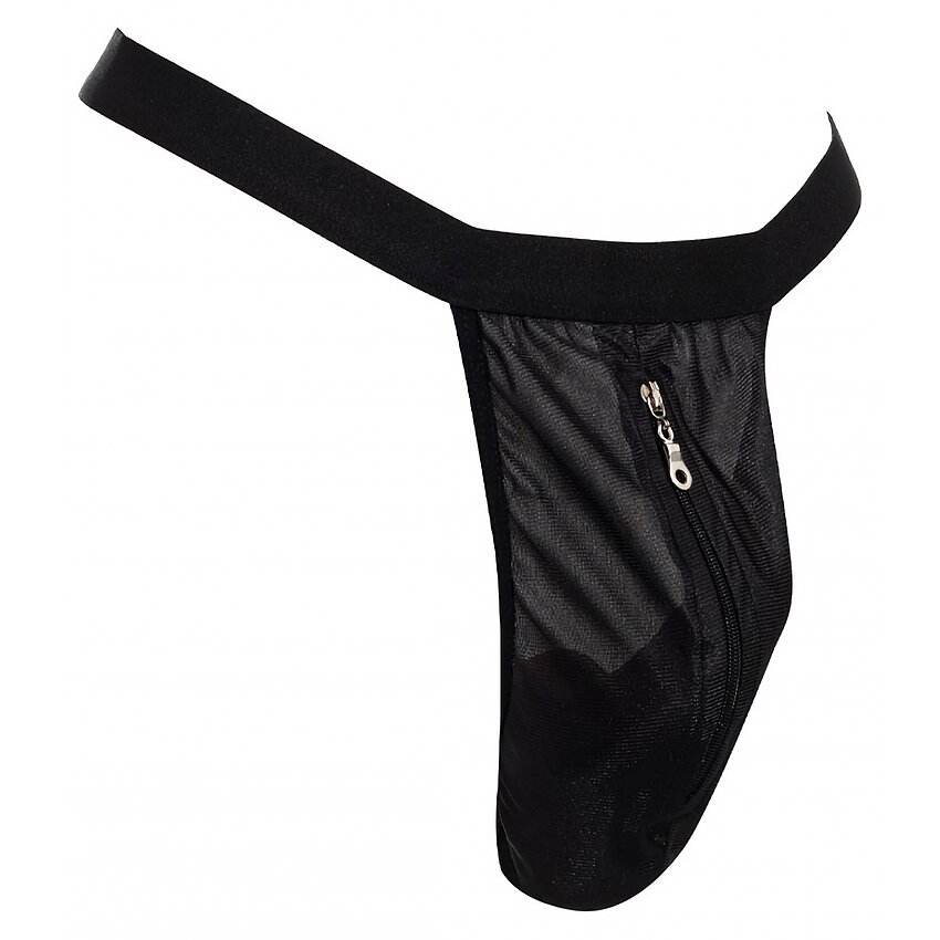 Chilot Amorable Lucas With Zipper Negru S-L
