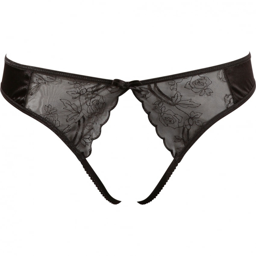 Chilot Decupat Cottelli Collection Denise Negru M