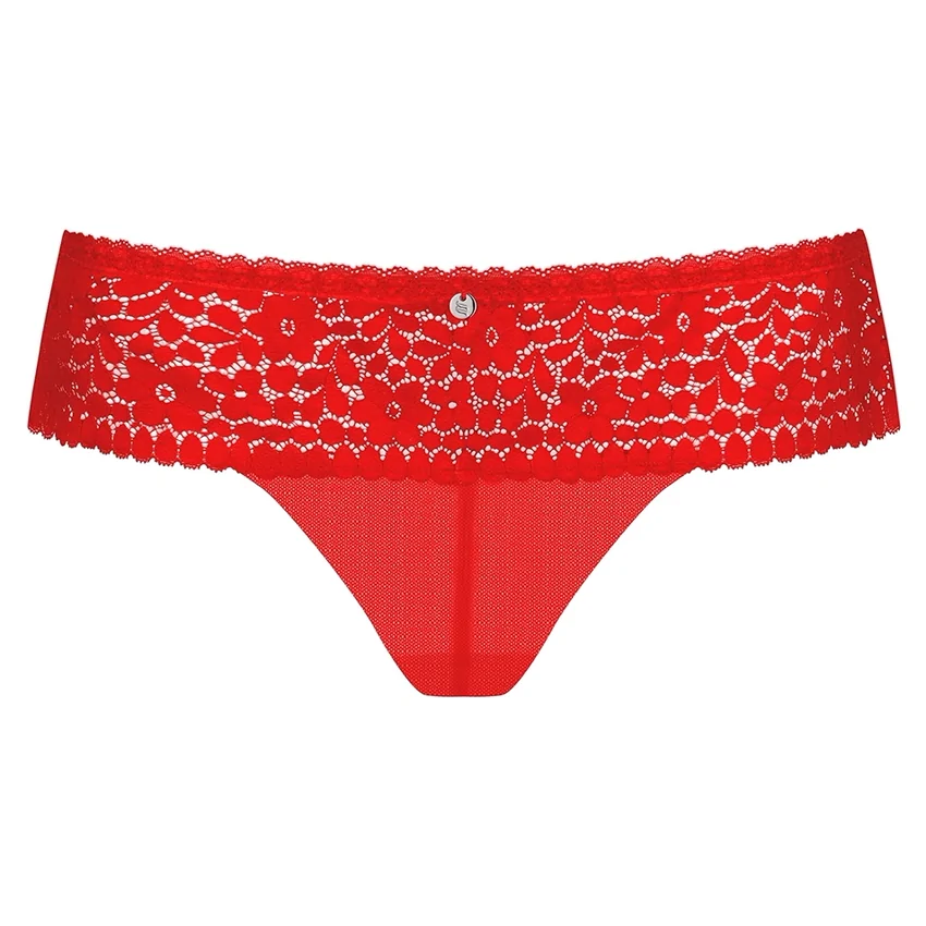 Chilot Obsessive Blossmina Roșu 4XL-5XL