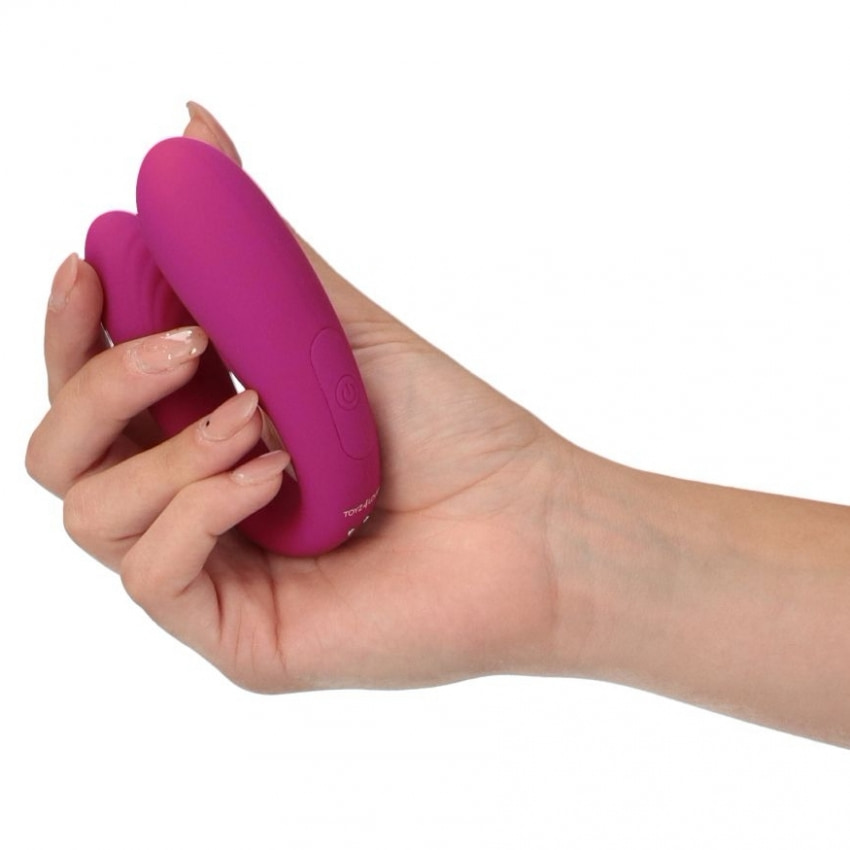 Connected Souls Vibrator Pentru cuplu Reîncărcabil, Flexibil Mov