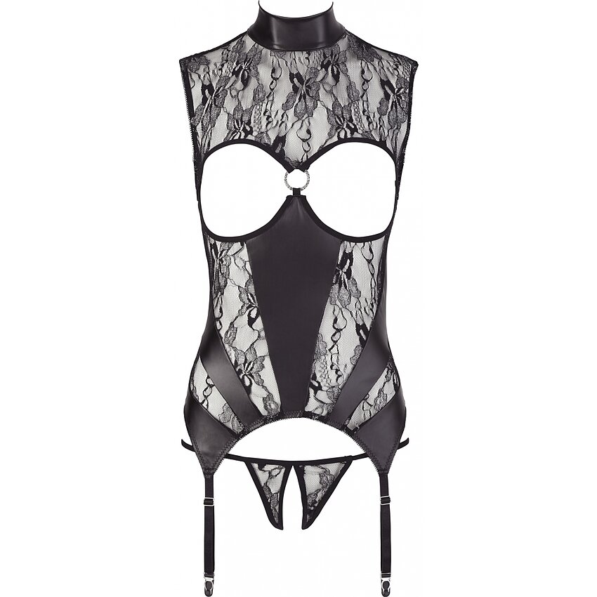 Corset Abierta Fina Leilani Negru M