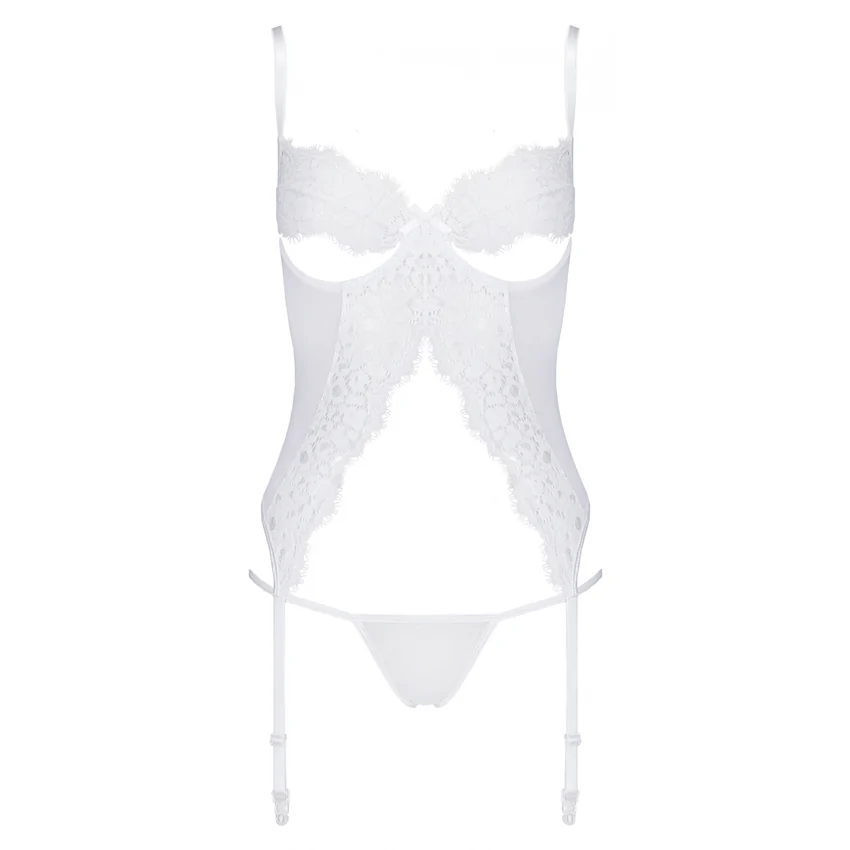Corset Avanua Silentia Alb L-XL
