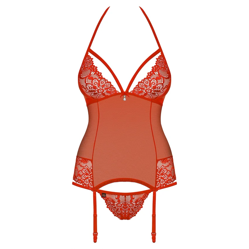 Corset Obsessive 838-COR Roșu S-M