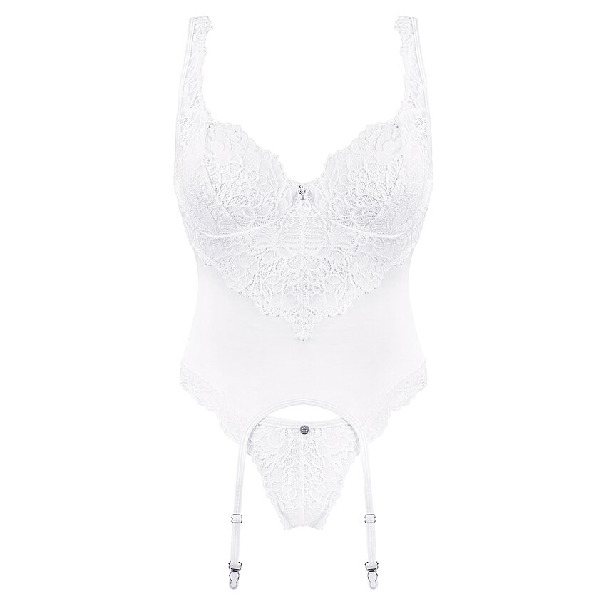 Corset Obsessive Amor Alb L-XL