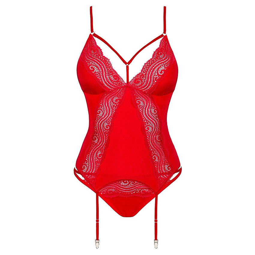 Corset Obsessive Diyosa Roșu XS-S