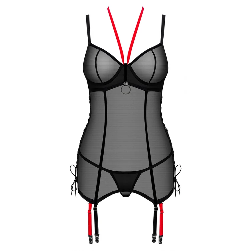 Corset Obsessive Glandez Negru XS-S