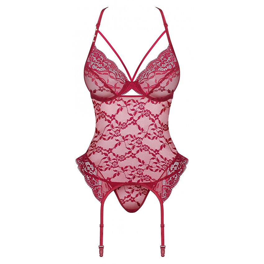 Corset Obsessive Ivetta Roșu L-XL