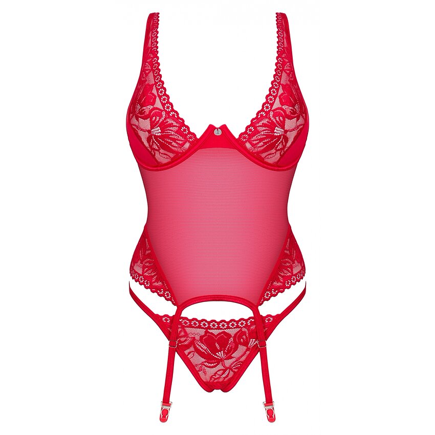 Corset Obsessive Lacelove Roșu M-L