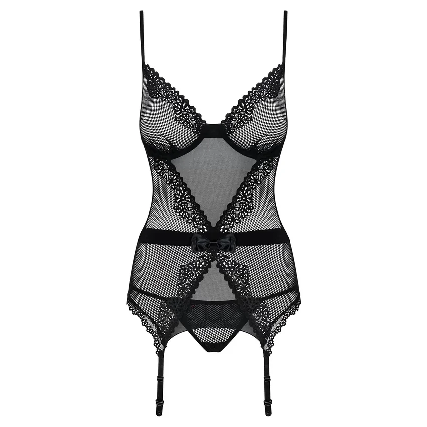 Corset Obsessive Lustella Negru S-M