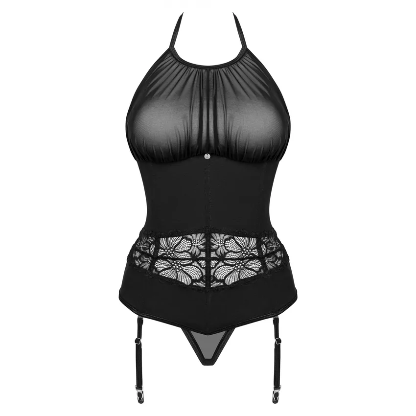 Corset Obsessive Serafia Negru XL-2XL