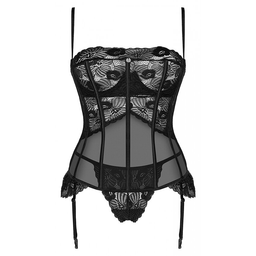 Corset Obsessive Serena Love Negru XS-S