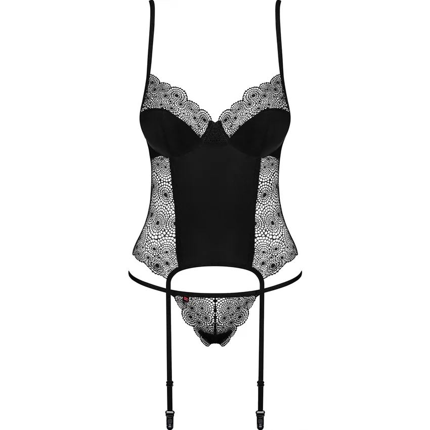 Corset Obsessive Sharlotte Negru S-M
