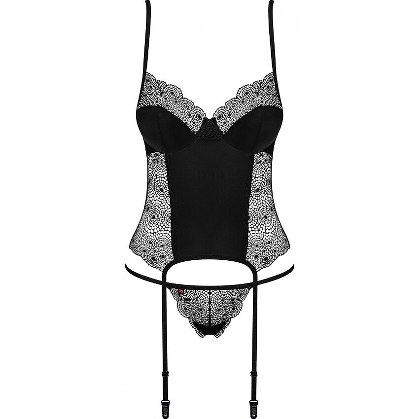 Corset Obsessive Sharlotte Negru S-M