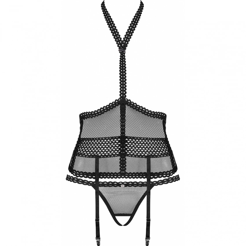 Corset Obsessive Strapelie Negru S-M