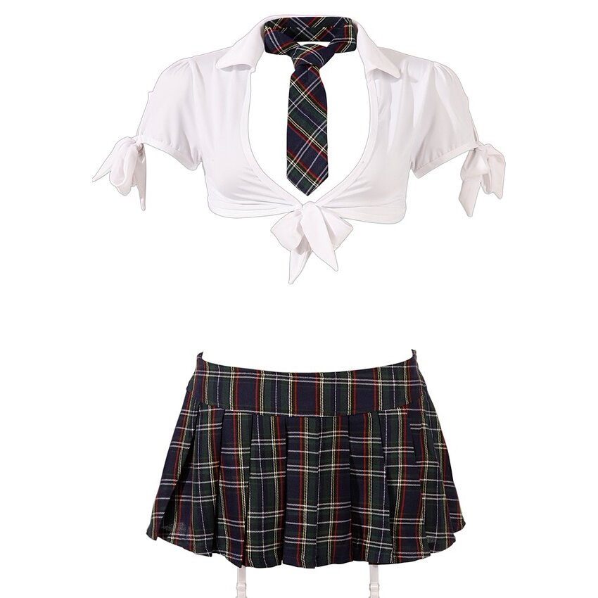 Costum Cottelli Collection Schoolgirl Alb XS